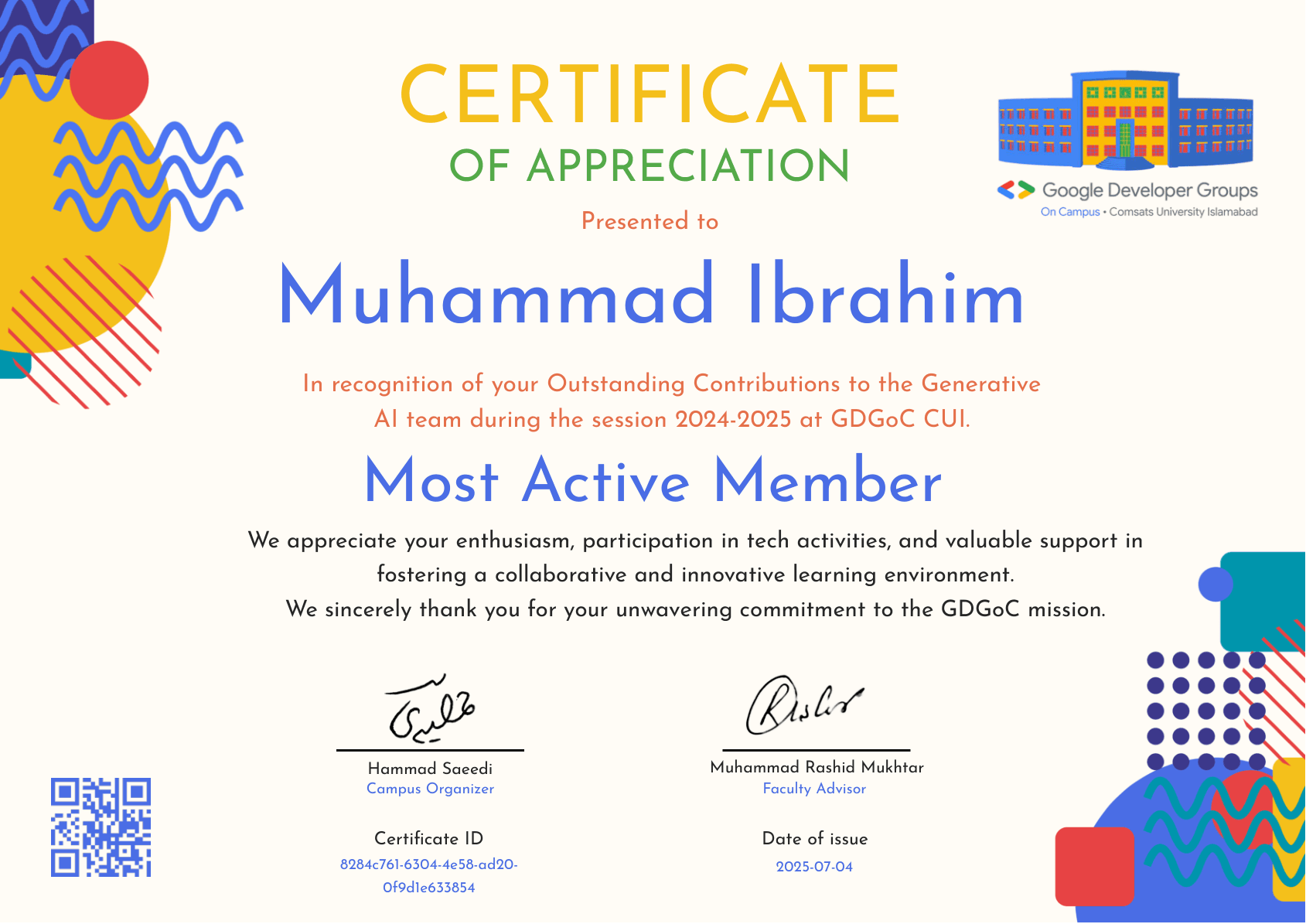 Most Active Member