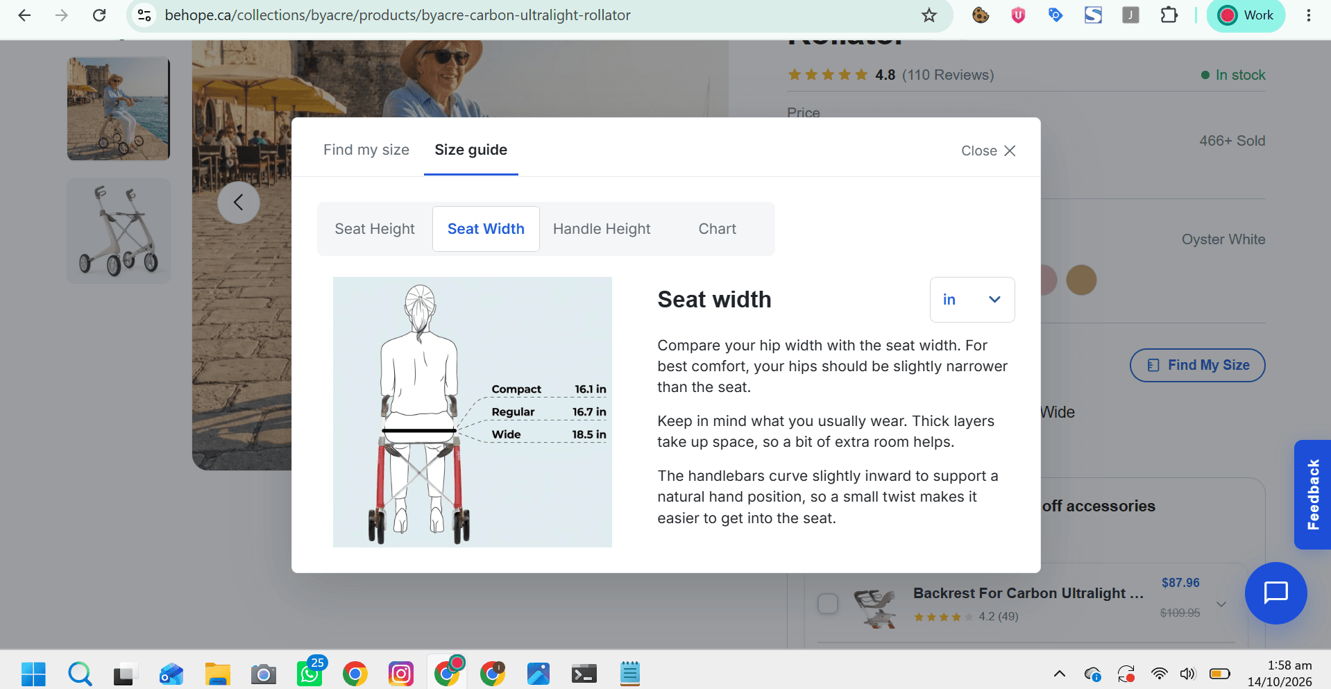 ByAcre Product Size Guide Design